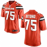 Nike Men & Women & Youth Browns #75 Bitonio Orange Team Color Game Jersey,baseball caps,new era cap wholesale,wholesale hats